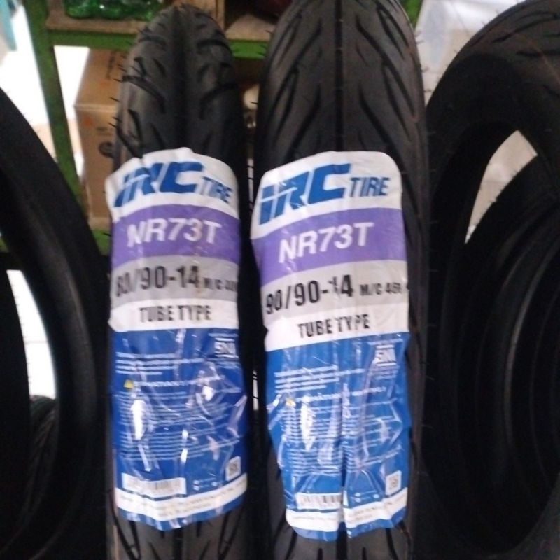 ban luar irc @1 paket 80/90-14 dan 90/90-14 NR73