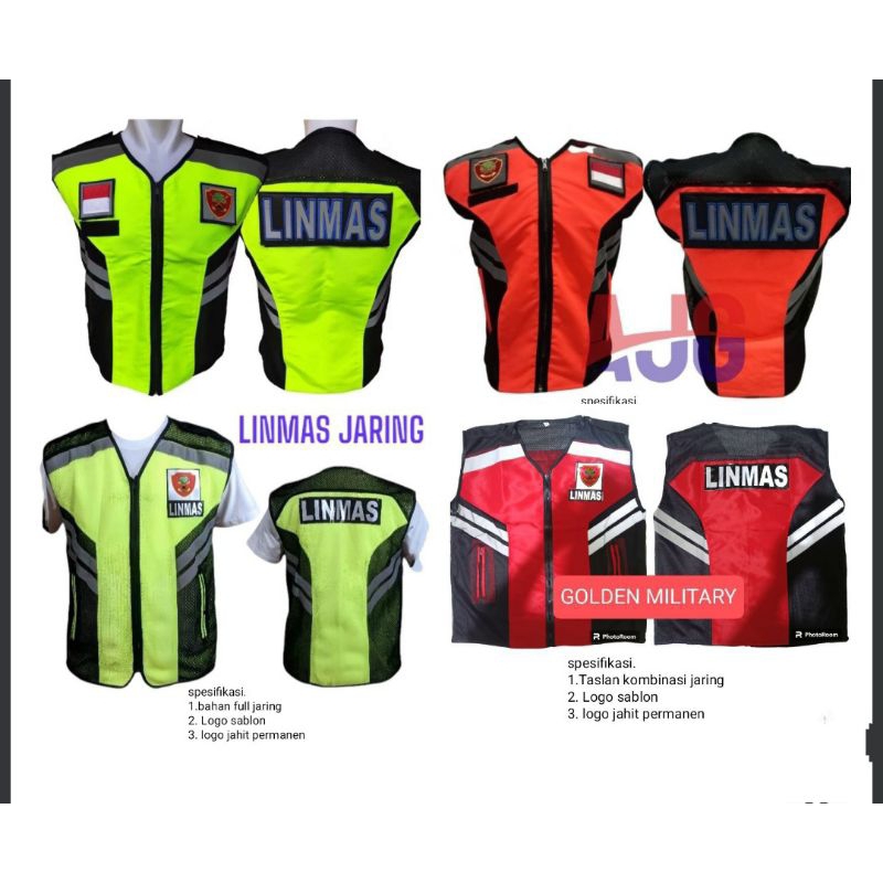 Rompi linmas,rompi hansip,rompi jaring linmas