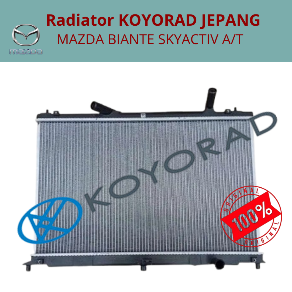 Radiator Koyorad Jepang - Mazda Biante Skyactiv Matic Koyorad Original