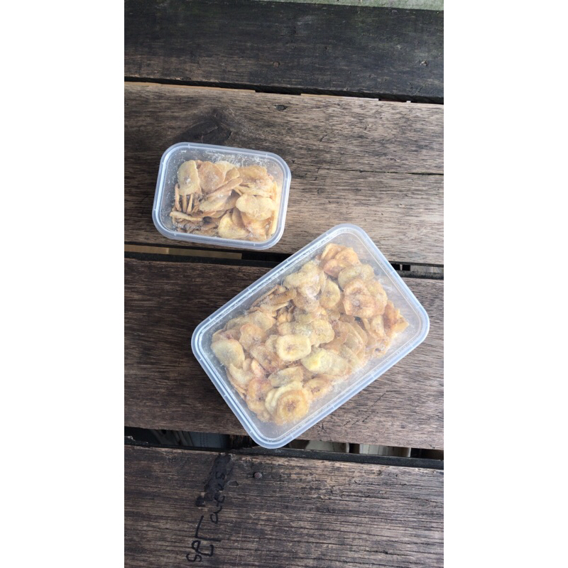 

keripik pisang varian jagung manis size 500ml
