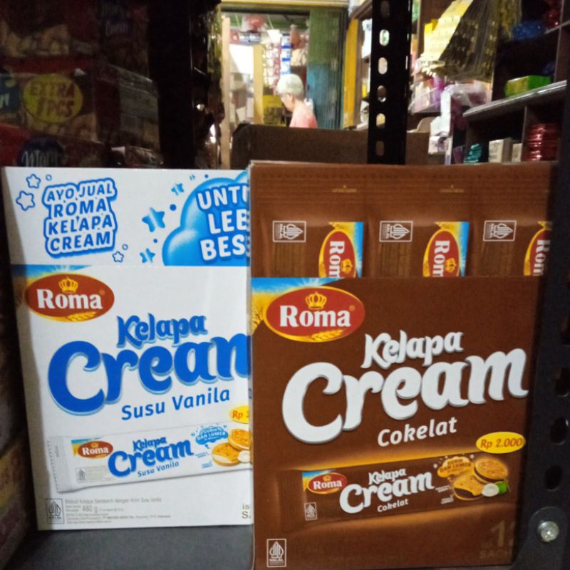 

Roma kelapa cream kotak