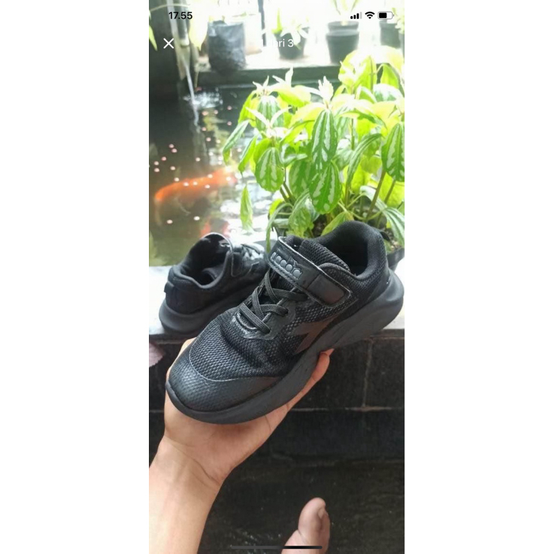 sepatu diadora jr mono black