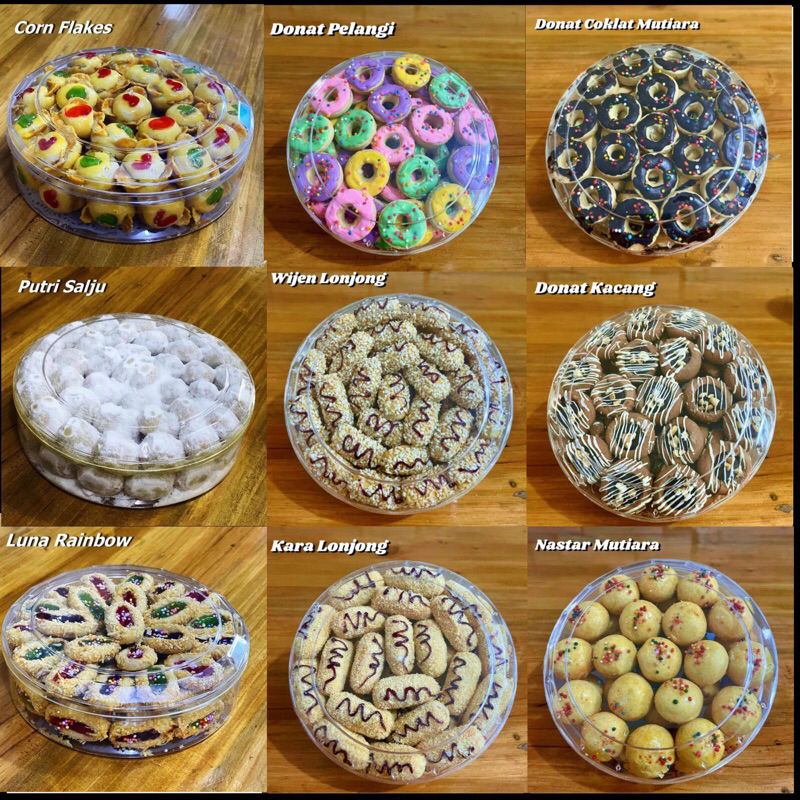 

KUE LEBARAN UKURAN 300-500 gr toples/KUE KERING