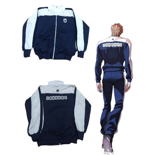 Jaket Tracktop Anime Goddog Premium / Jaket Cosplay Anime Goddog Pria Wanita Terbaru