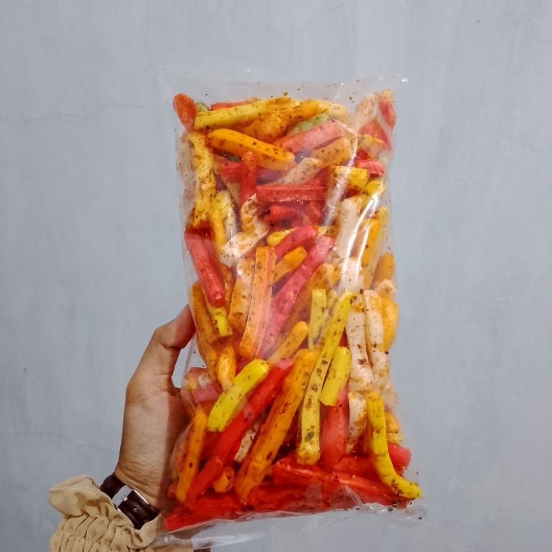 

Kerupuk Seblak Kering Beton Gurih, Pedas - 200gr/kg