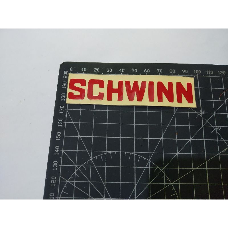 

stiker cutting schwinn