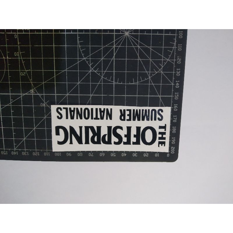 

stiker cutting the offsprings band