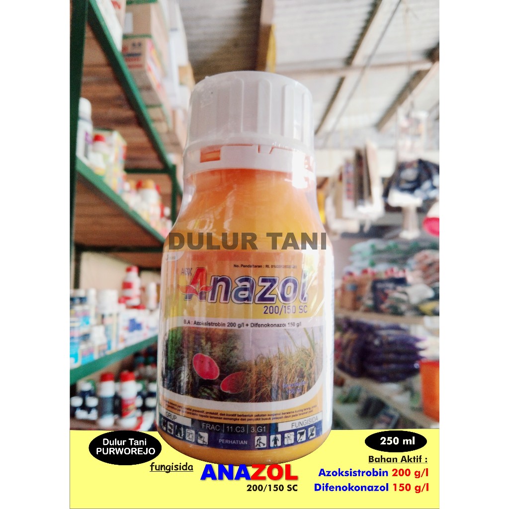 Fungisida ANAZOL 250 ml Azoksistrobin 200% + Difenokonazol 150%