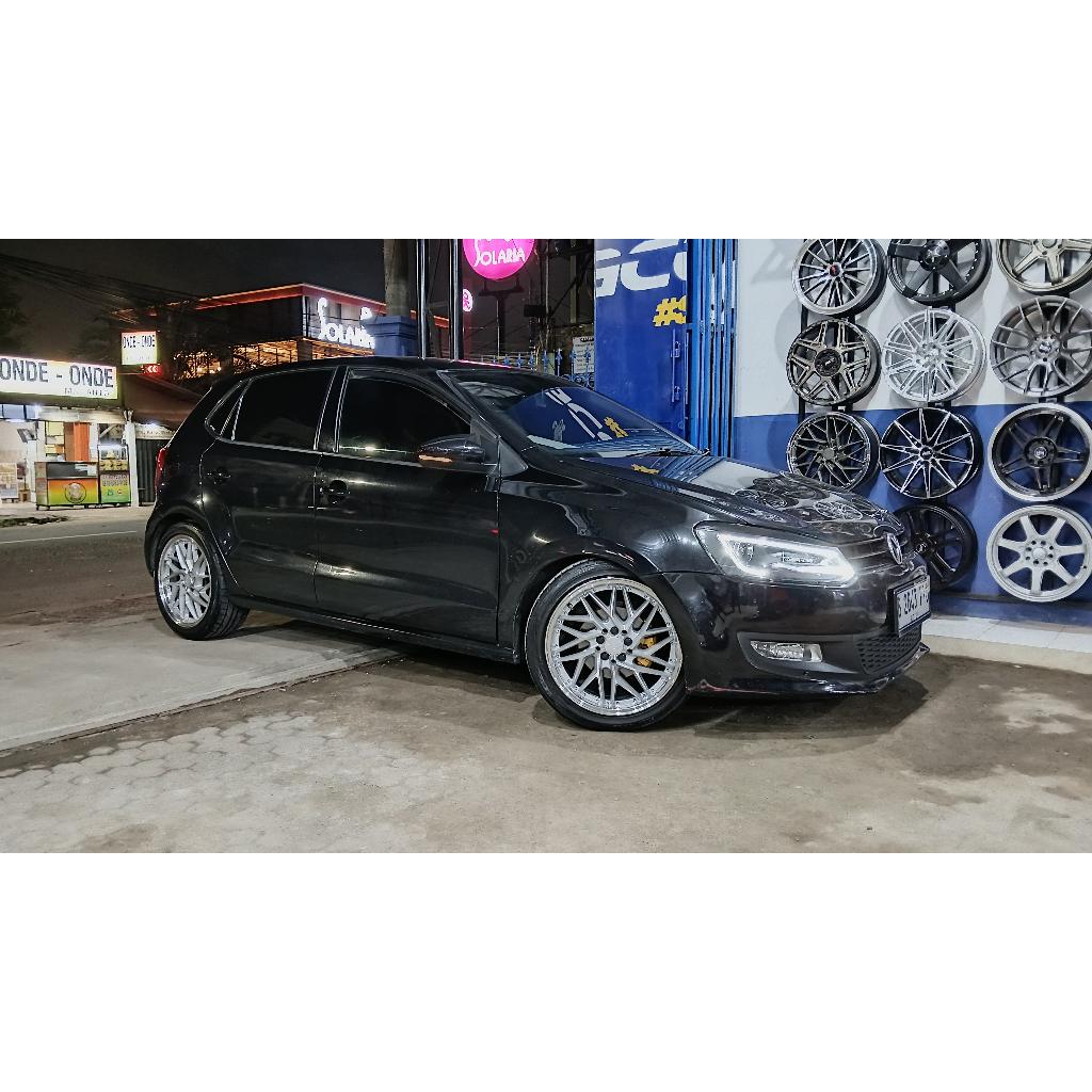 PAKET VELG PLUS BAN ACCELERA 205 50 R17 UNTUK MOBIL VW POLO USE VELG HSR SEPULU RING 17