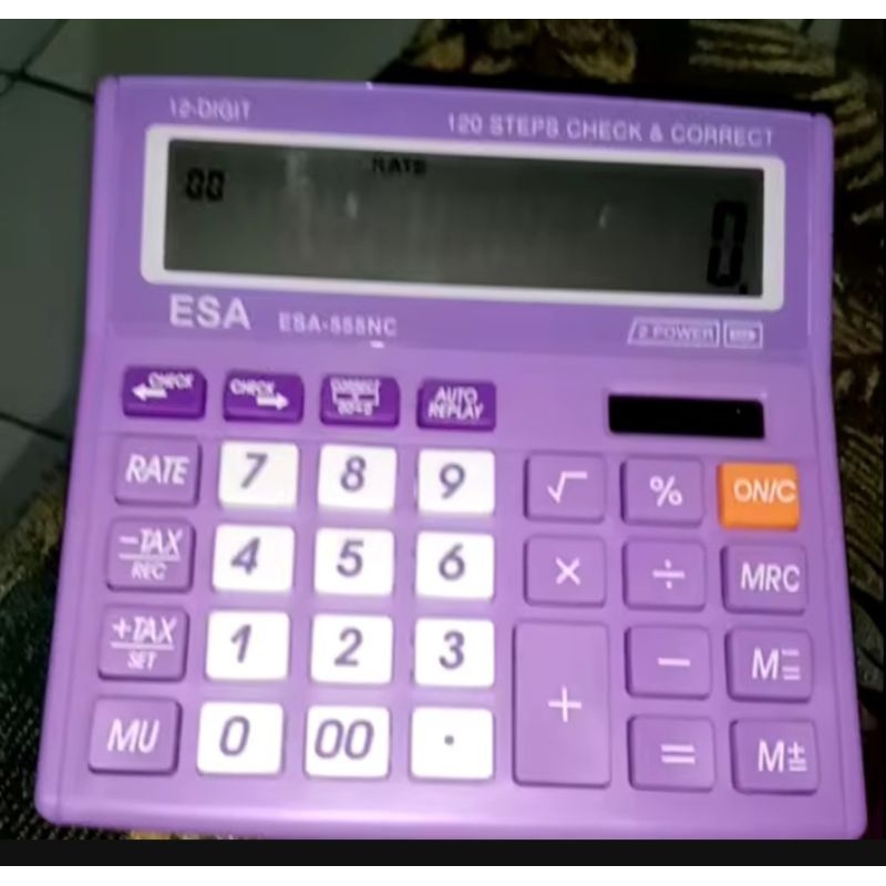 

Kalkulator Dangang 12 Digits Ceck Correct Warna