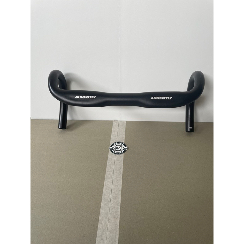 dropbar stang sepeda fixie roadbike ARDENTLY pipih alloy 31.8 oversize 38cm / 40cm /42 cm black