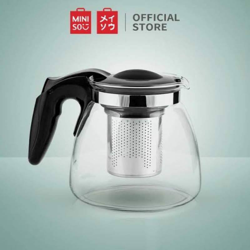 Miniso Tea Pot / Teko teh kaca termos teh