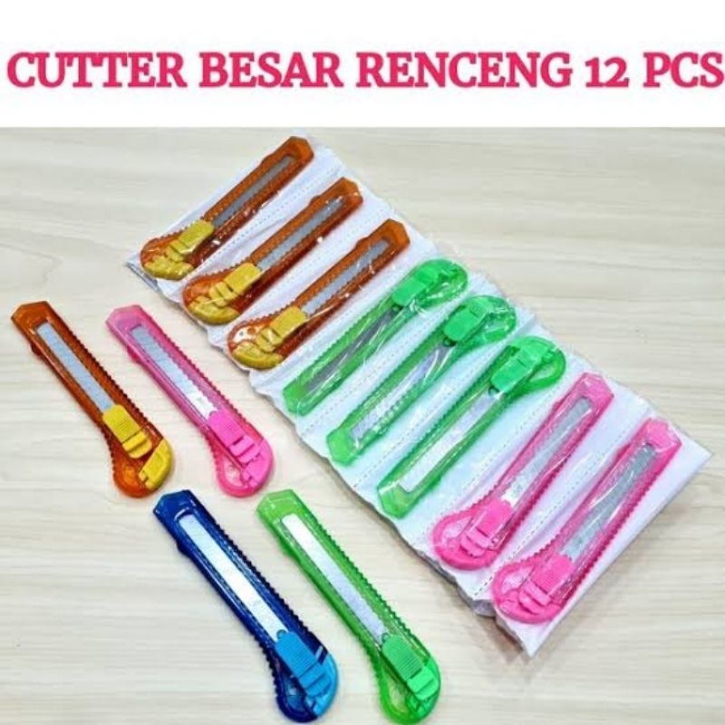 

*GROSIR 12PCS* CUTTER BESAR RENTENG