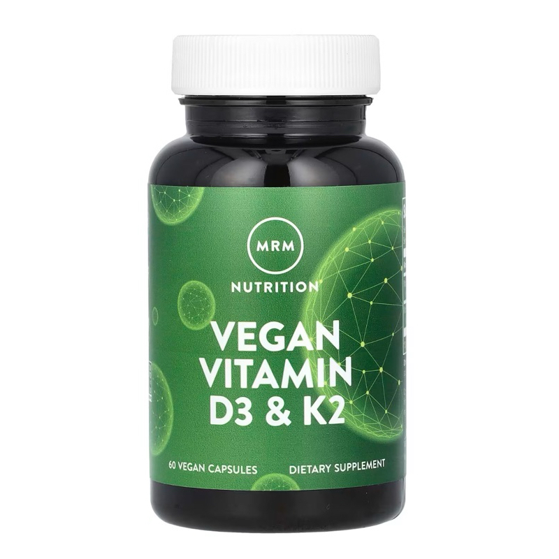 MRM Vegan Vitamin D3 & K2 60 Vegan Capsules
