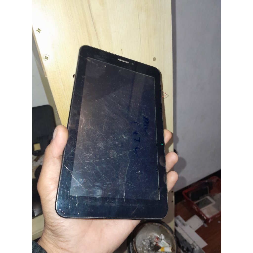 lcd tc 1set tablet advan t1j  ori cabutan normal