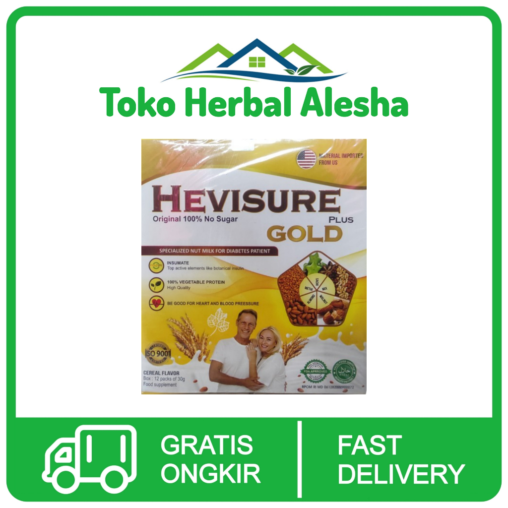 

Hevisure Gold Milk Susu Obat Diabetes Dan Kencing Manis Pankreas Insulin Original Asli