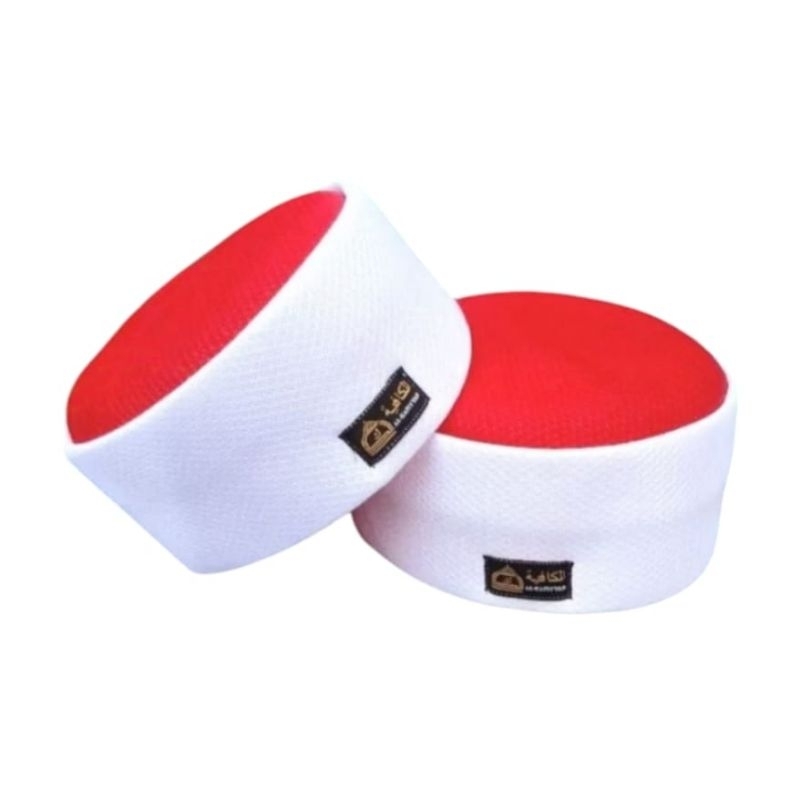 Peci Lipat / Habasya Mesir / kopiah Merah Putih