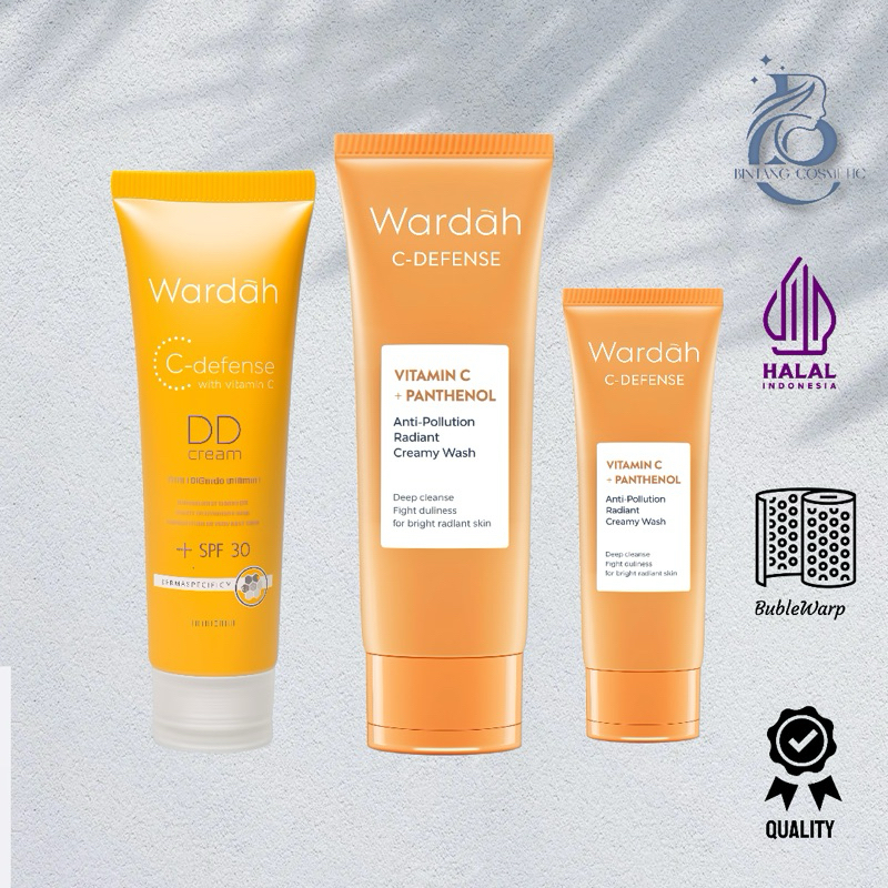 Wardah C-Defense Facial Wash 100ml  -  Produk Original Official Wardah