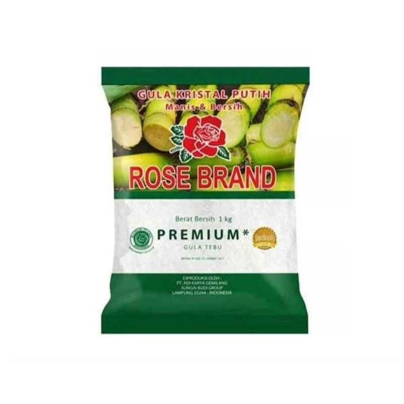 

gula rosebrand kemasan hijau 1kg
