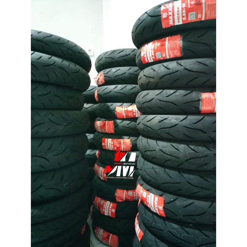 Ban Maxxis Victra Uk. 3.50 Ring 10 For Vespa Manual Klasik Super Px Excel Kymco Smallframe