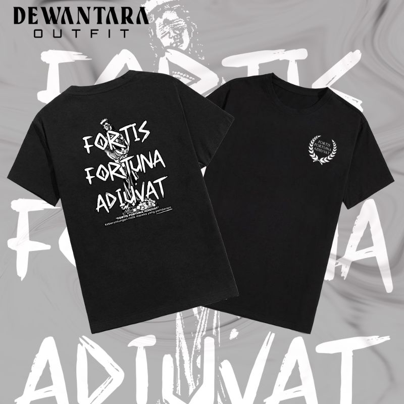 Kaos Fortis Fortuna Adiuvat Tshirt fortis fortuna Adiuvat