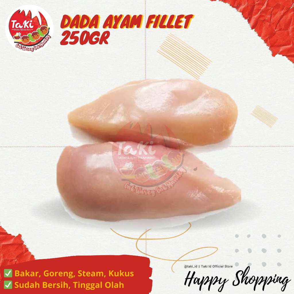 

Dada Ayam Fillet 250 gr - Frozen Food