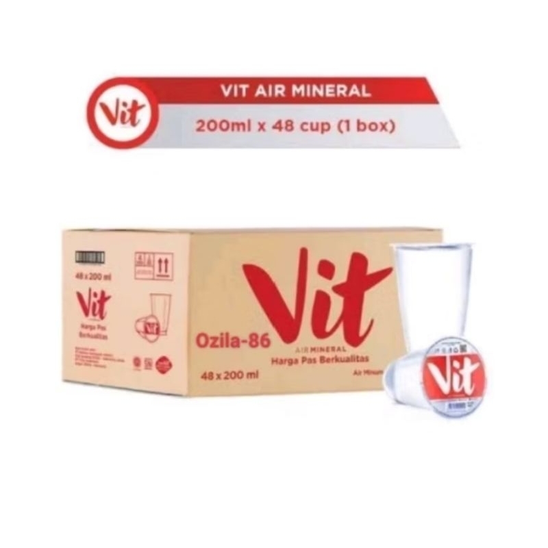 

Vit Gelas / Vit Gelas 1 Dus 200ml isi 48pcs