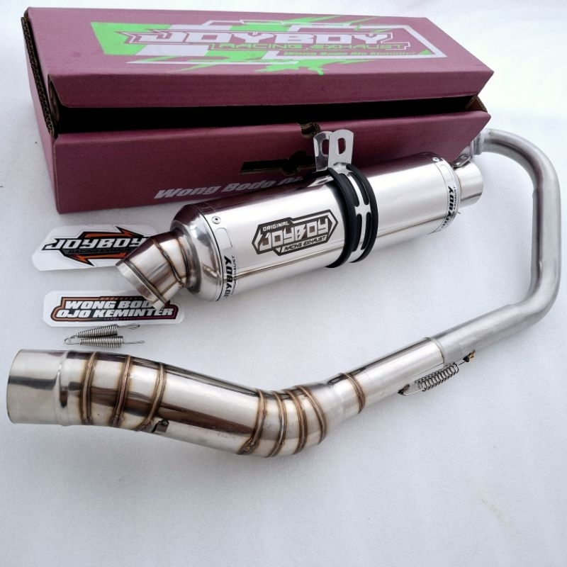Knalpot Racing JoyBoy Original Suara Ngebas Empuk PNP Vixion lama New Satria Fu Karbu /injeksi Jupit