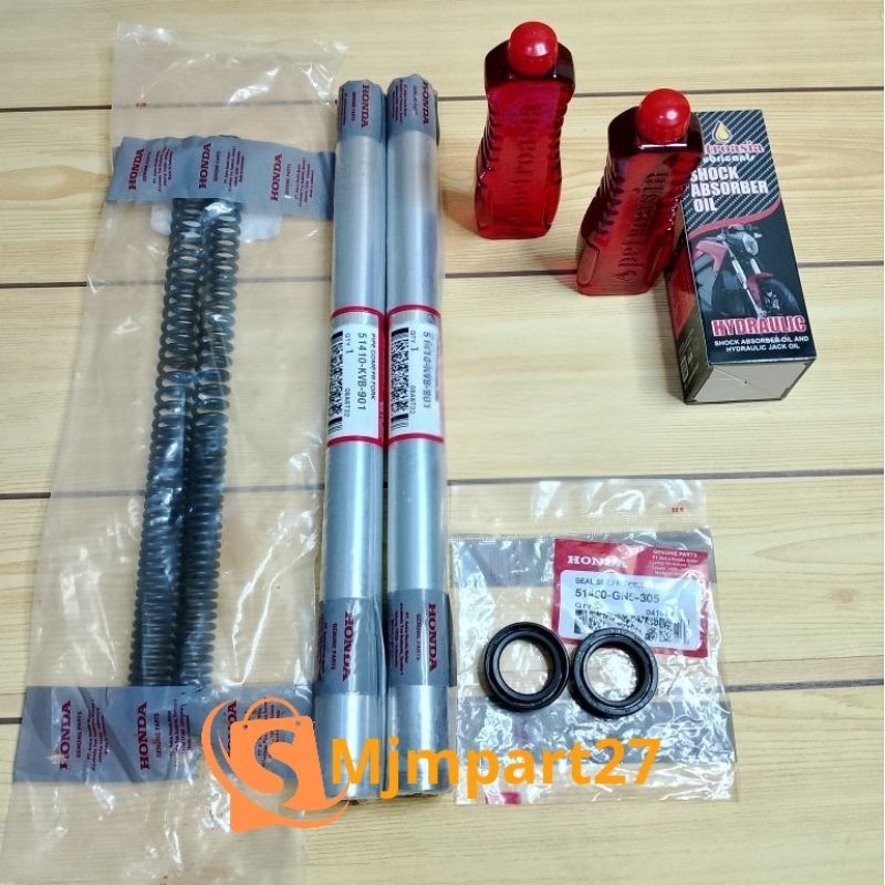 AS SHOCK DEPAN + PER SHOCK KVB + SEAL SHOCK + OIL SHOCK (HONDA) VARIO 110 KARBU / BEAT KARBU