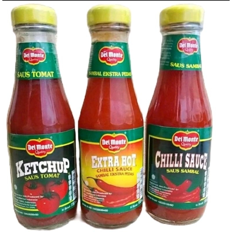 

Saus Delmonte 330ml. Saus Tomat Delmonte & Saus Sambal Delmonte uk. 330ml