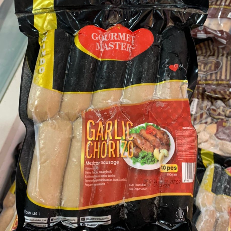 

GOURMET MASTER SAUSAGE CHORIZO GARLIC