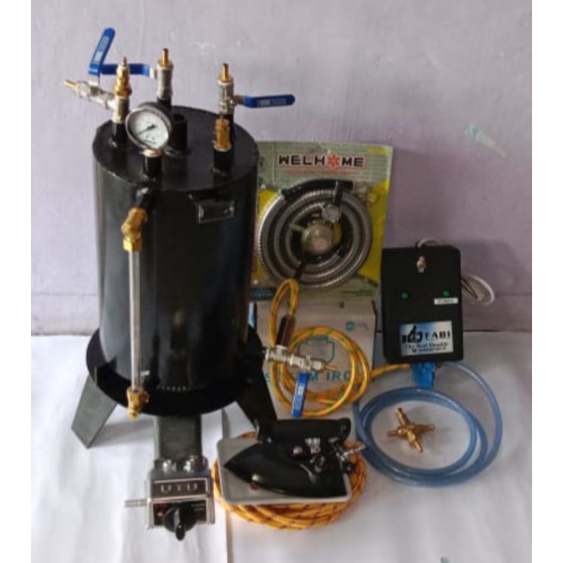 setrika uap boiler full otomatis air dan api/setrika uap otomatis/setrika uap boiler otomatis/setrik