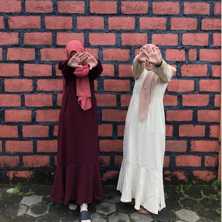 HIROMI DRESS / DRESS PANJANG / PUFFY DRESS / DRESS KEKINIAN / DRESS LUCU / LENGAN PUFFY