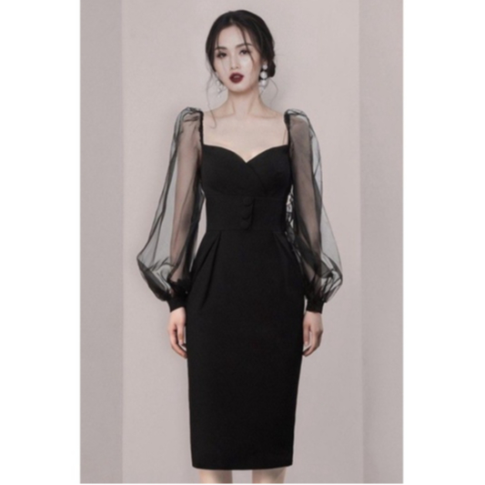Chiobushop - Roses bridesmaid dress, wedding guest dress, dress wanita pesta party kondangan dress, 