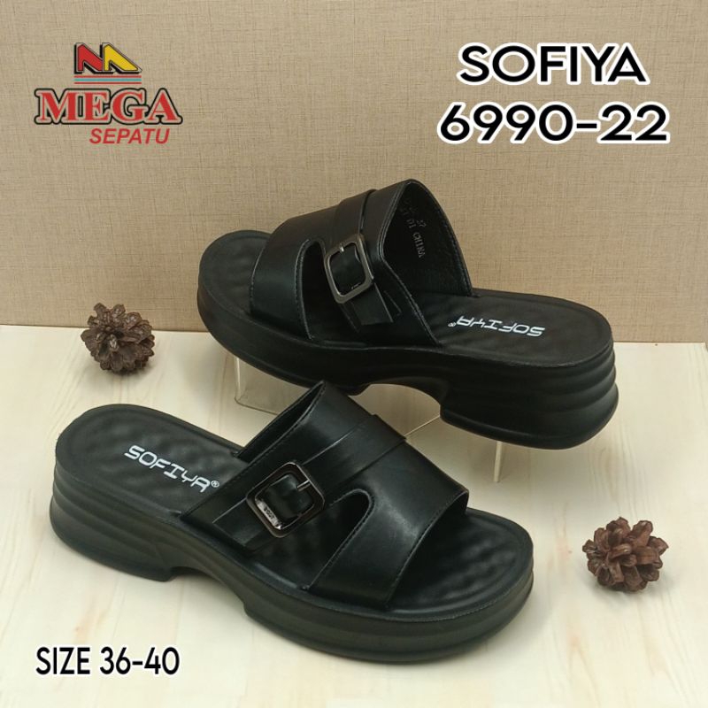 SANDAL WANITA TINGGI HAK 3CM MODEL TERBARU SOFIYA 6990-22