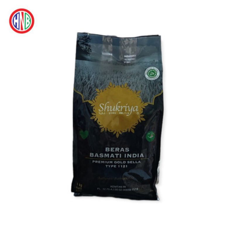 

beras basmati shukriya 1kg exp 8/2026