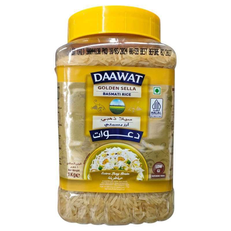 

BERAS BASMATI GOLDEN SELLA MERK DAAWAT 1KG