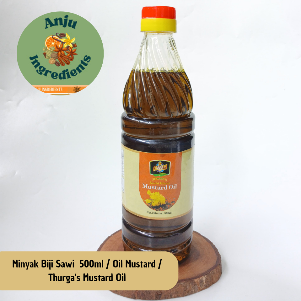

Minyak biji sawi 500ml / oil mustard / thurga's mustard oil
