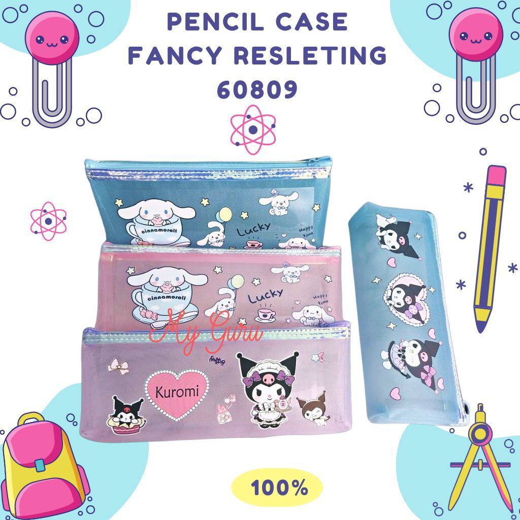 

[PCS] TEMPAT PENSIL RESLETING / KOTAK PENSIL KARAKTER SANRIO LUCU 60468 / 60809