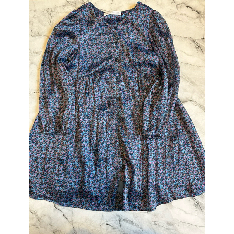 Dress Bunga Lengan Panjang(preloved)