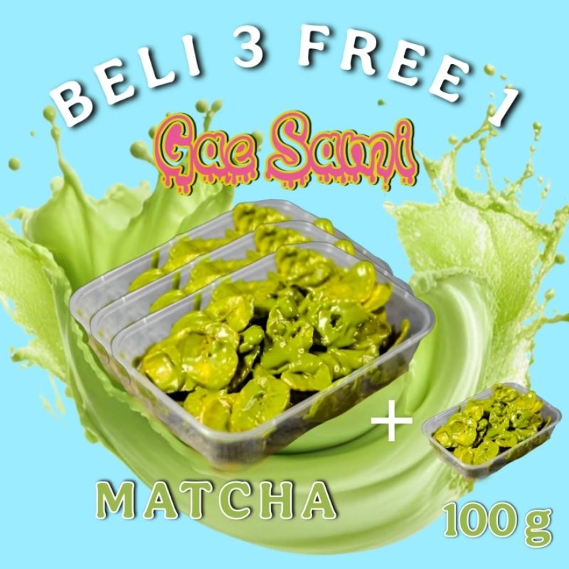 

Keripik Pisang Lumer "Gae Sami" Rasa Matcha beli 3 gratis 1 100g