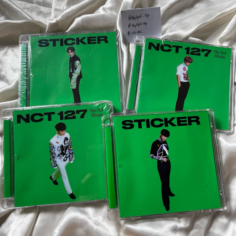 [READY STOCK SALE] JEWEL CASE NCT 127 'STICKER SEALED COVER MEMBER HAECHAN MARK DOYOUNG UNSEALED AR 