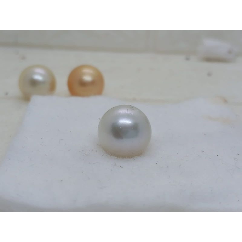 butiran mutiara air Laut putih big size mutiara air Laut grade A