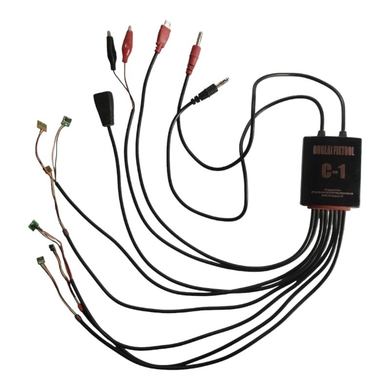 Onglai Fixtool C-1 DC Tool Kabel Power Supply iPhone iP4/4S/5/5S/6/6P/6S/6SP/7/7P Etc With Original 