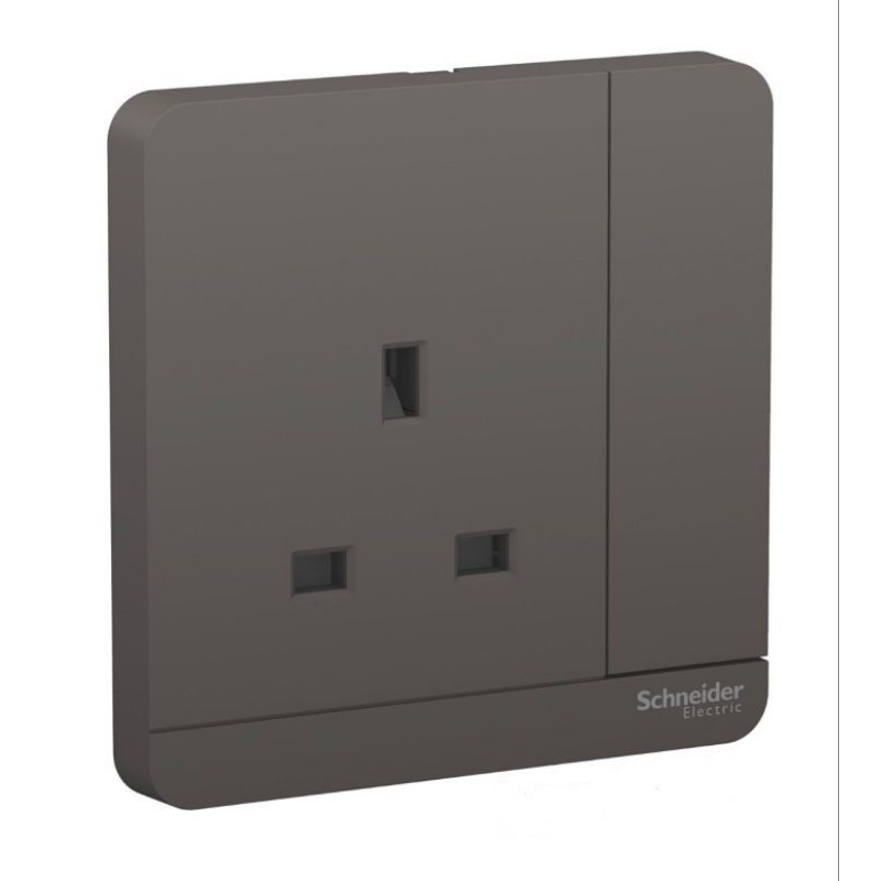 SCHNEIDER AvatarOn Dark Grey Stopkontak AC Outlet Ac avataron DG