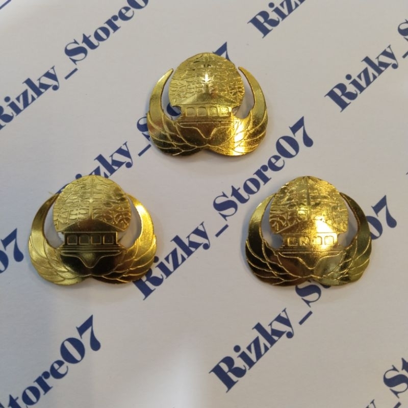 pin korpri kuningan asli magnet&peniti