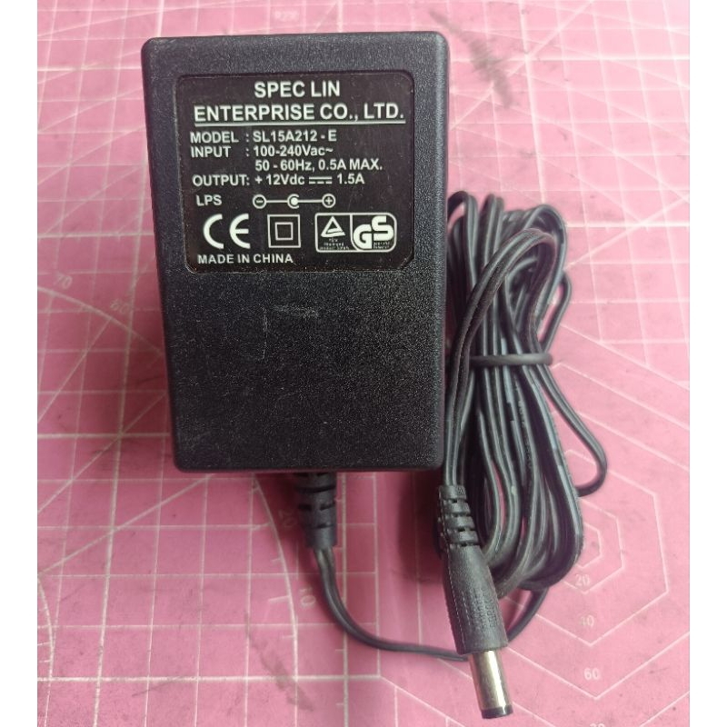 ADAPTOR 12V 1.5A BAWAAN ORIGINAL