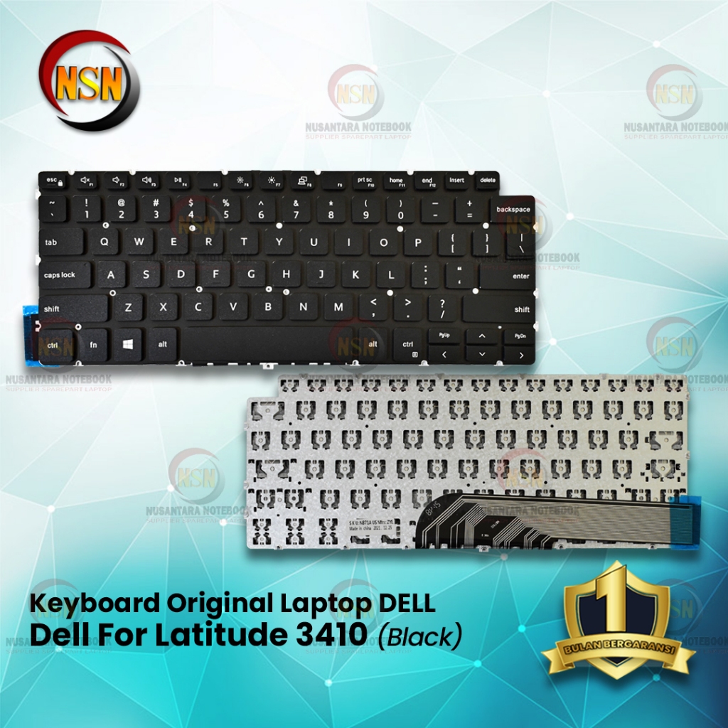 Keyboard Original Laptop For DELL LATITUDE 3410 (Black)