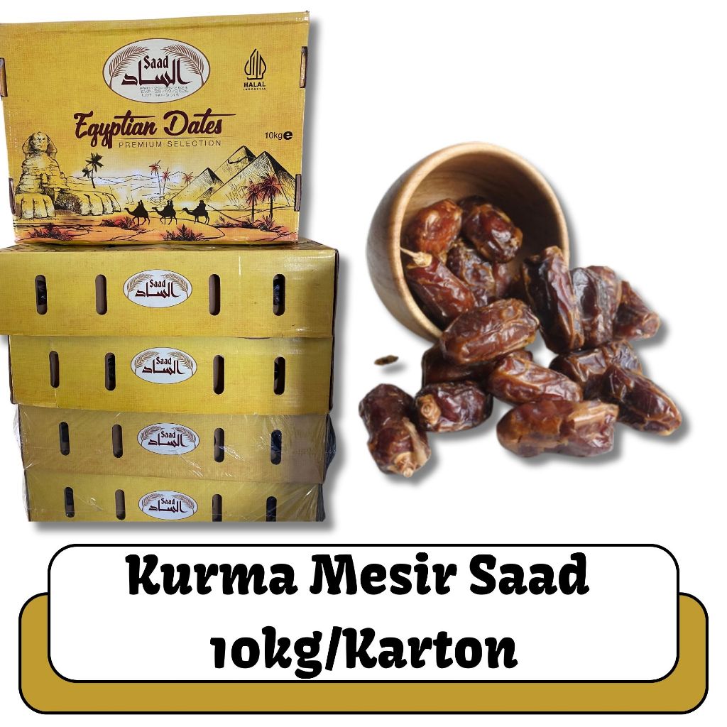 

OLEH OLEH HAJI DAN UMROH KURMA MESIR SAAD 10KG EGYPTIAN I KURMA MESIR GOLDEN VALLEY I KURMA BASAH I KURMA MESIR PREMIUM DATES