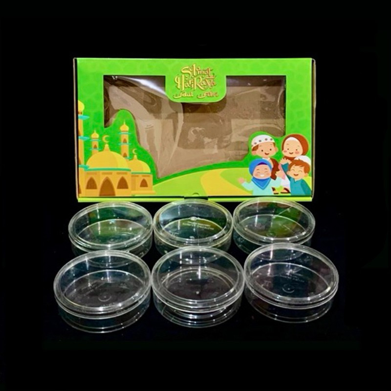 

5 Pcs Box Mika Hampers Kue Kering Lebaran Idul Fitri Muat 6 Toples 250gram 38x26.5x5.5cm